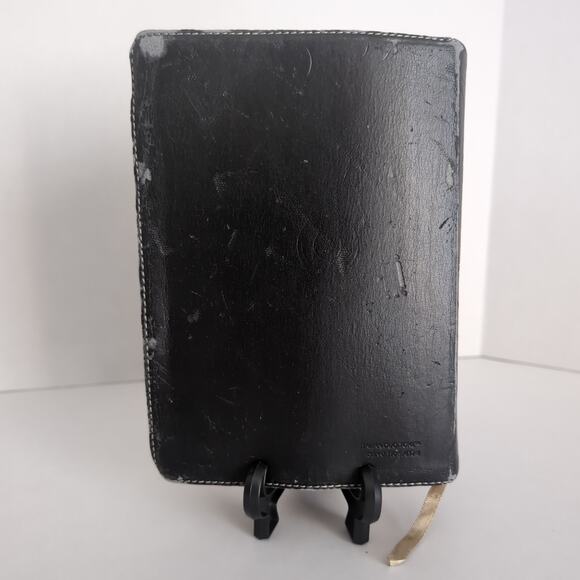 NIV Study Bible Zondervan Italian Duo Tone Black Brown - Picture 2 of 16